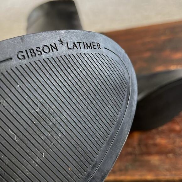 Gibson Latimer Black Leather Studded Over The Knee Boots Size 6 NWOT - Picture 8 of 8